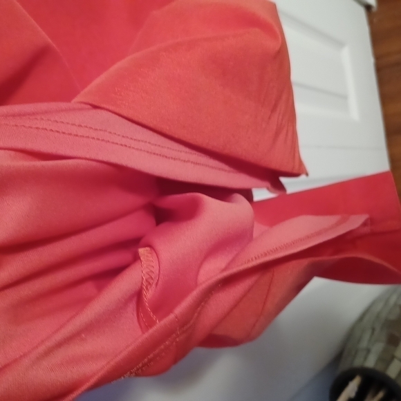 Le Chateau Orange Strapless Dress - Picture 7 of 15